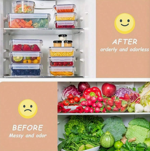 12 Pack Food Storage Containers With Airtight Lids, Meal Prep Containers, Lunch Office Meal For Freezer And Dishwasher.（food-grade PP）